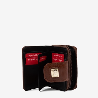 Carteira "POÉSIE" Preto Mel