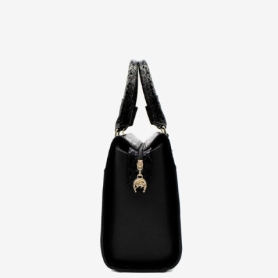 Bolsa de Ombro Cherry Blossom Preto