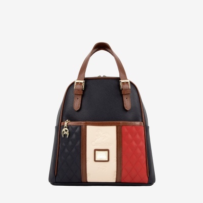 Mochila Sublime Azul-Vermelho