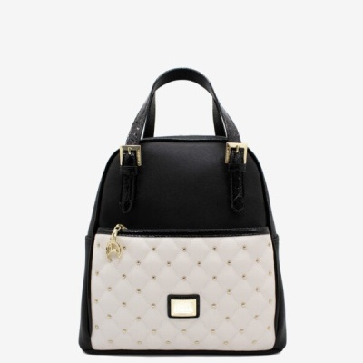 Mochila Craft Branco-Preto