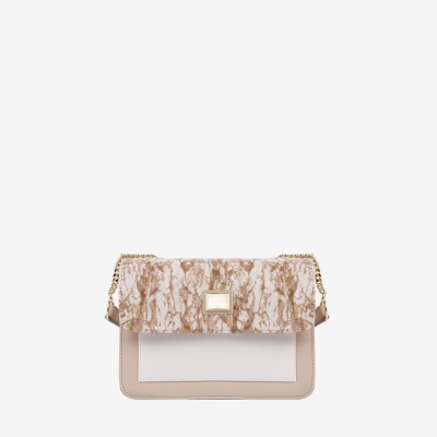 Mala de Tiracolo Acqua Marine Multi-Bege