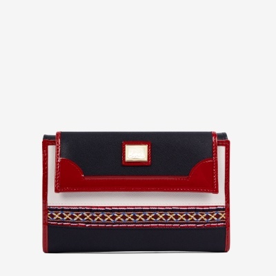 Carteira Twist Multi-Azul