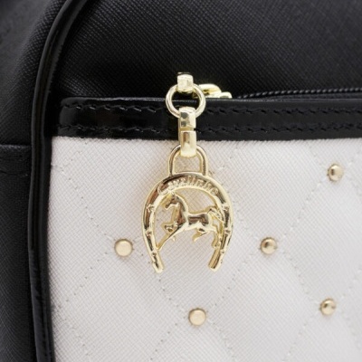 Bolsa Tiracolo Craft Branco-Preto