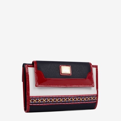 Carteira Twist Multi-Azul