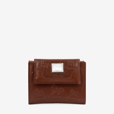 Carteira Pequena Cavalo Lusitano Camel