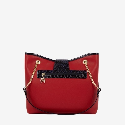 Mala de Ombro Honor Azul-Vermelho