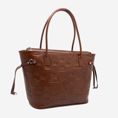 Mala de Ombro Cavalo Lusitano Camel