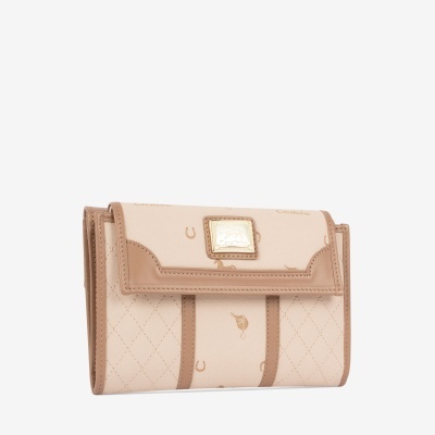 Carteira Di Cavallo Bege