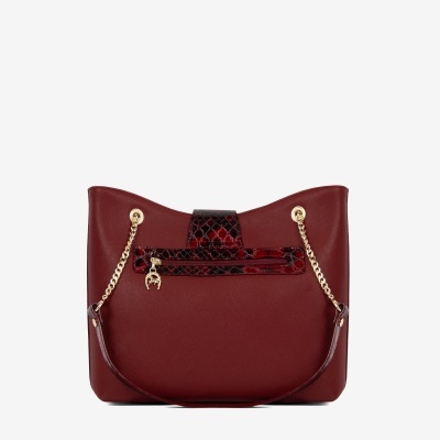 Bolsa de Ombro Honor Bordô- Cavalinho