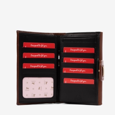 Carteira "POÉSIE" Preto Mel