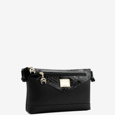 Bolsa Tiracolo Preto Cherry Blossom - Cavalinho