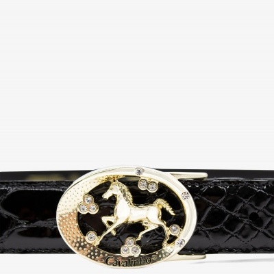 Cinto Clássico Galope Preto - Cavalinho Cinto Clássico Galope Preto - Cavalinho