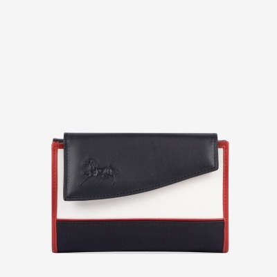 Carteira Horse By Cavalinho Azul-Vermelho