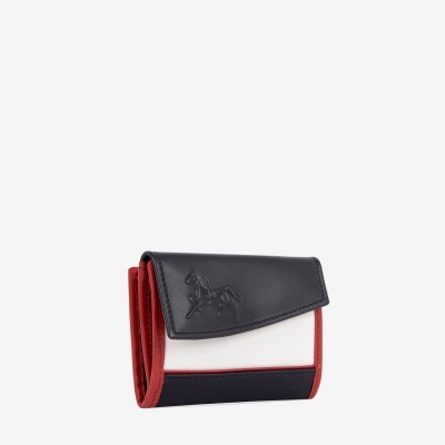 Carteira Horse By Cavalinho Azul-Vermelho