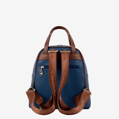 Mochila Sublime Azul-Camel
