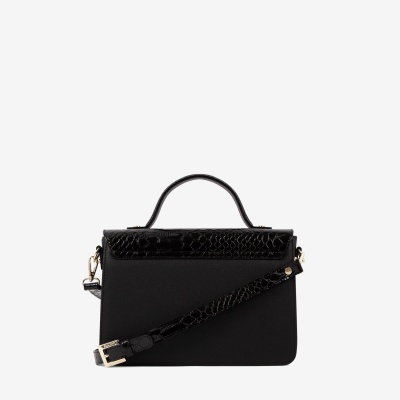 Mala de Tiracolo Cherry Blossom Preto