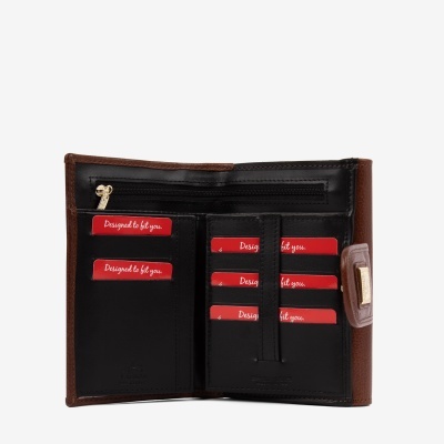 Carteira "POÉSIE" Preto Mel