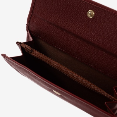 Carteira" La Vie" Bordô