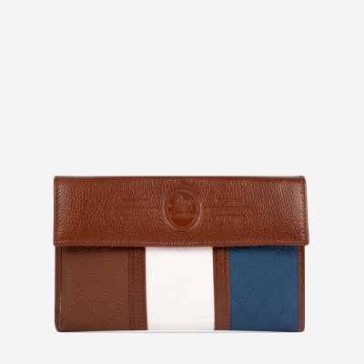Carteira Sublime Azul-Camel