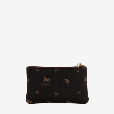 Bolsa Cosméticos Di Cavallo Preto Mel