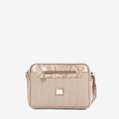 Mala de Tiracolo Grace Bege