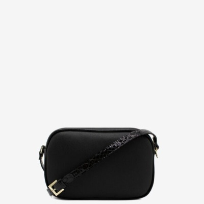 Bolsa Tiracolo Craft Branco-Preto