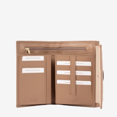 Carteira Di Cavallo Bege