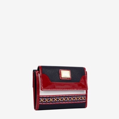 Carteira Twist Multi-Azul