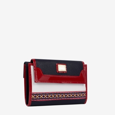 Carteira Twist Multi-Azul