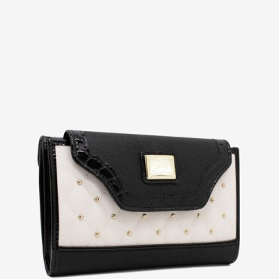 Carteira Craft Branco-Preto