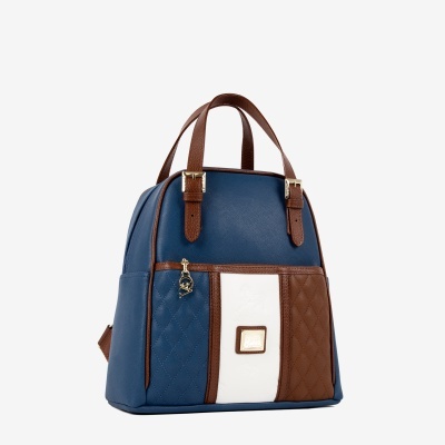 Mochila Sublime Azul-Camel