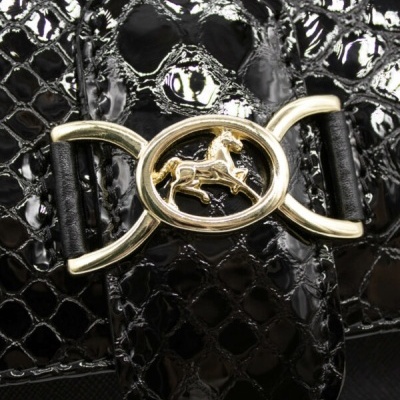 Bolsa Tiracolo Preto Cherry Blossom - Cavalinho