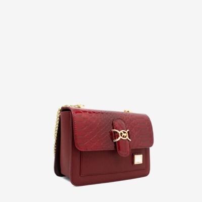 Bolsa Tiracolo Cherry Blossom Bordô