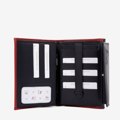 Carteira Horse By Cavalinho Azul-Vermelho