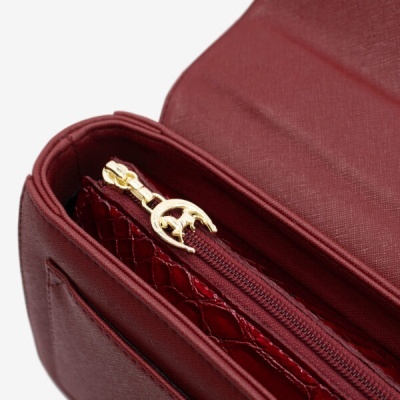 Bolsa Tiracolo Cherry Blossom Bordô