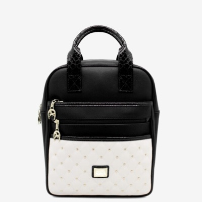 Mochila Craft Branco-Preto