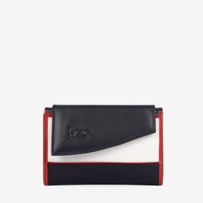 Carteira Horse By Cavalinho Azul-Vermelho