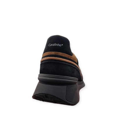 Sapatilha Courtesy Preto e castanho