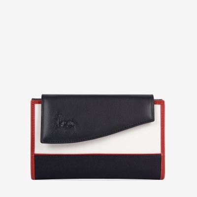 Carteira Horse By Cavalinho Azul-Vermelho