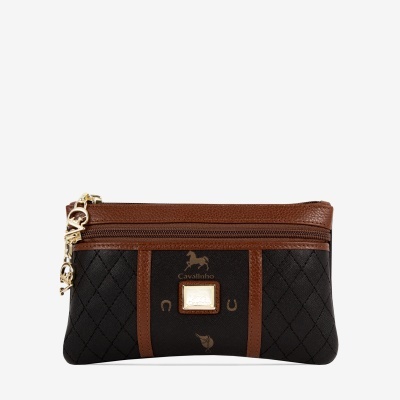 Bolsa Cosméticos Di Cavallo Preto Mel