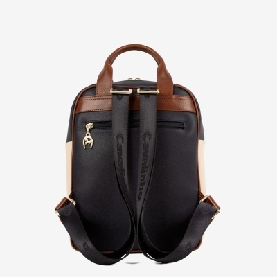 Mochila Essência Azul-Camel