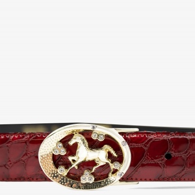 Cinto Clássico Galope Vermelho 817 -  Cavalinho