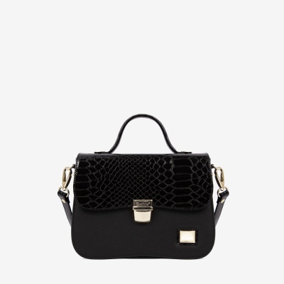 Mala de Tiracolo Cherry Blossom preto