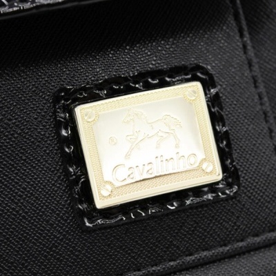 Bolsa Tiracolo Preto Cherry Blossom - Cavalinho