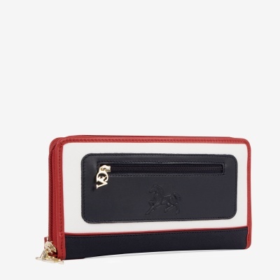 Carteira Horse By Cavalinho Azul-Vermelho