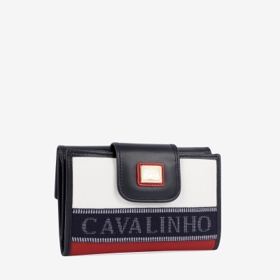 Carteira Only By Cavalinho Azul-Vermelho