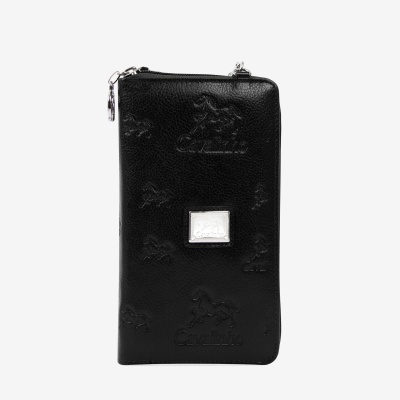 Porta-Telemóvel Cavalo Lusitano Preto
