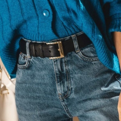 Cinto Clássico Preto 908 - Cavalinho