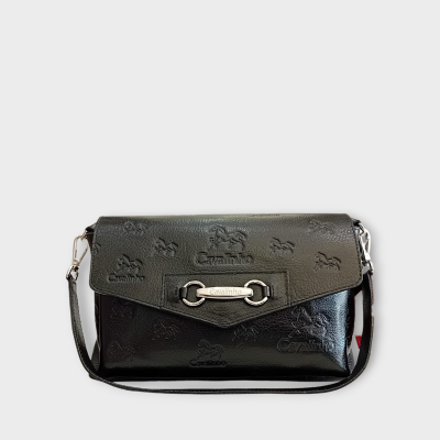 Mala de Ombro Cavalo Lusitano Preto
