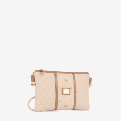 Mala de Tiracolo Di Cavallo Bege